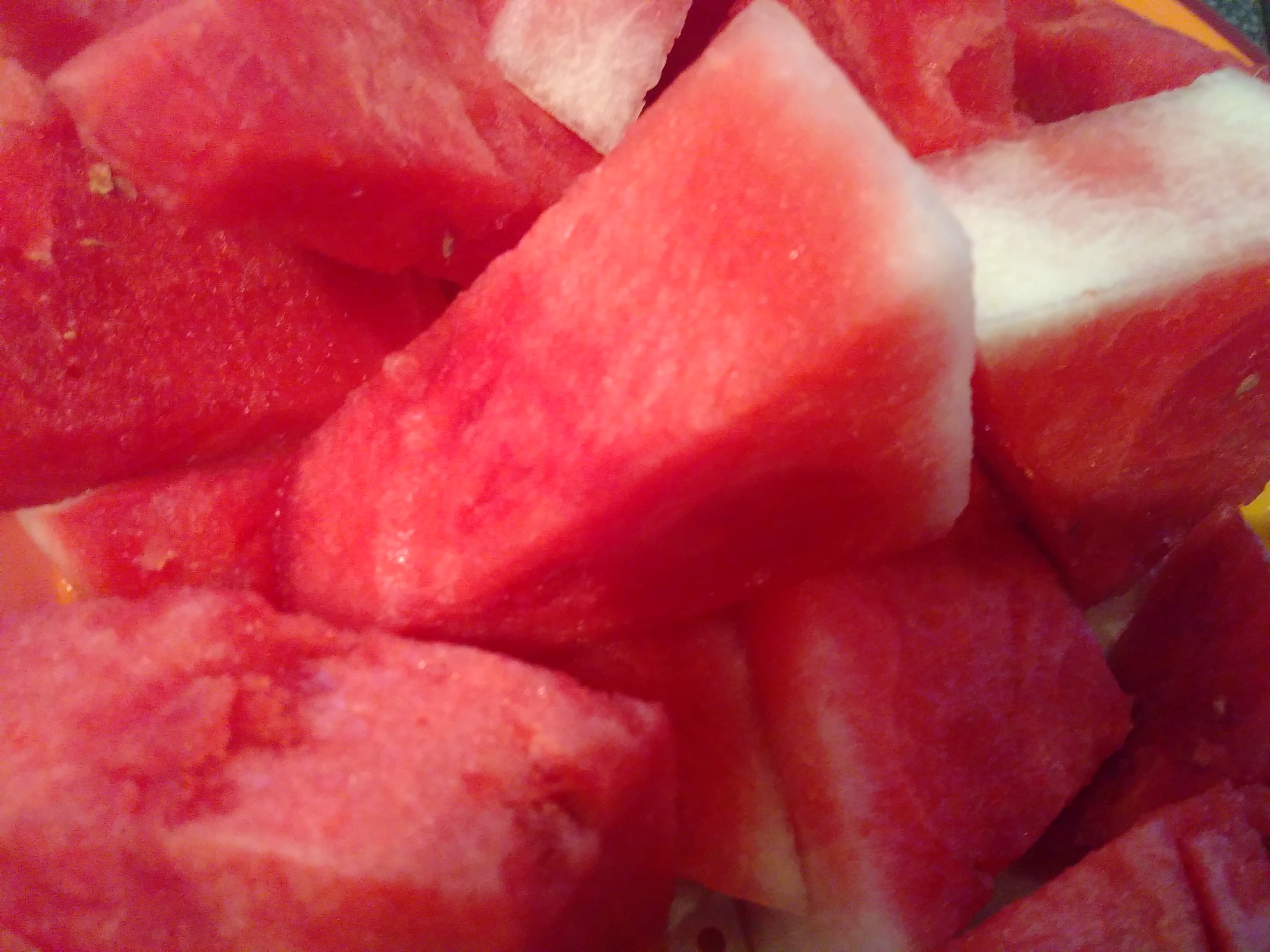 Watermelon pieces